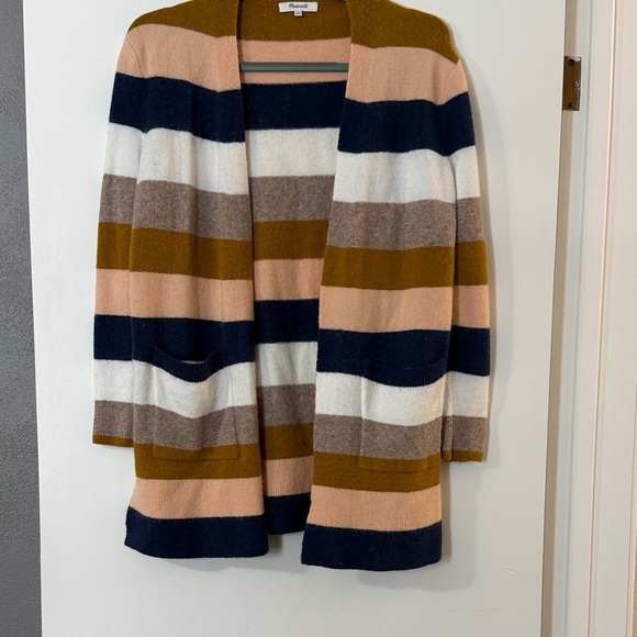 Madewell Sweaters - Madewell Women's Multicolor Striped Cardigan